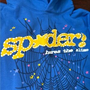 Tc blue sp5der hoodie